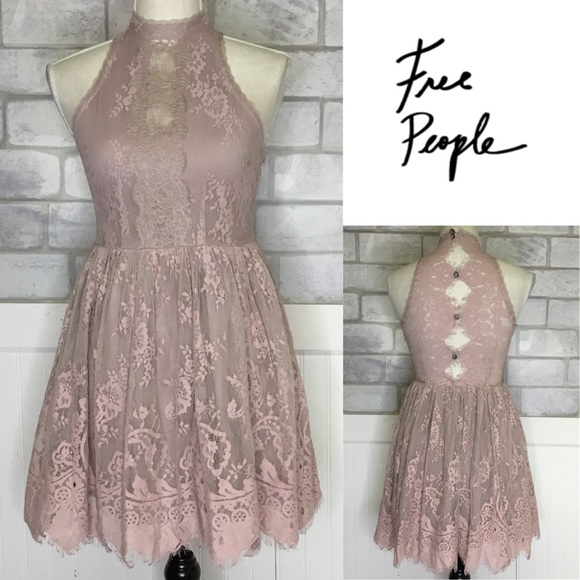 Free People Dresses & Skirts - Free People light purple lace Dress